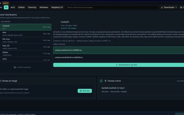 Bootable — native desktop catalog